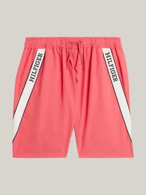 Short de bain mi-long Twist Hilfiger Monotype | Rose | Tommy Hilfiger