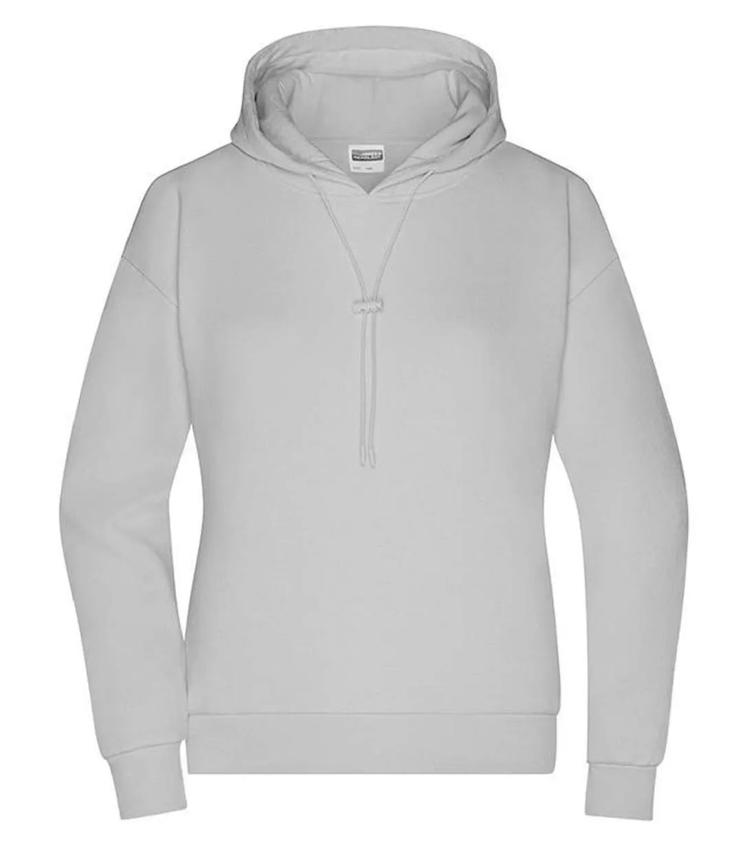 Sweat-shirt à capuche Bio - Femme - 8033 - gris pastel