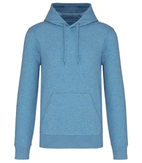 Sweat à capuche écoresponsable - Homme - K4027 - bleu nuageux chiné