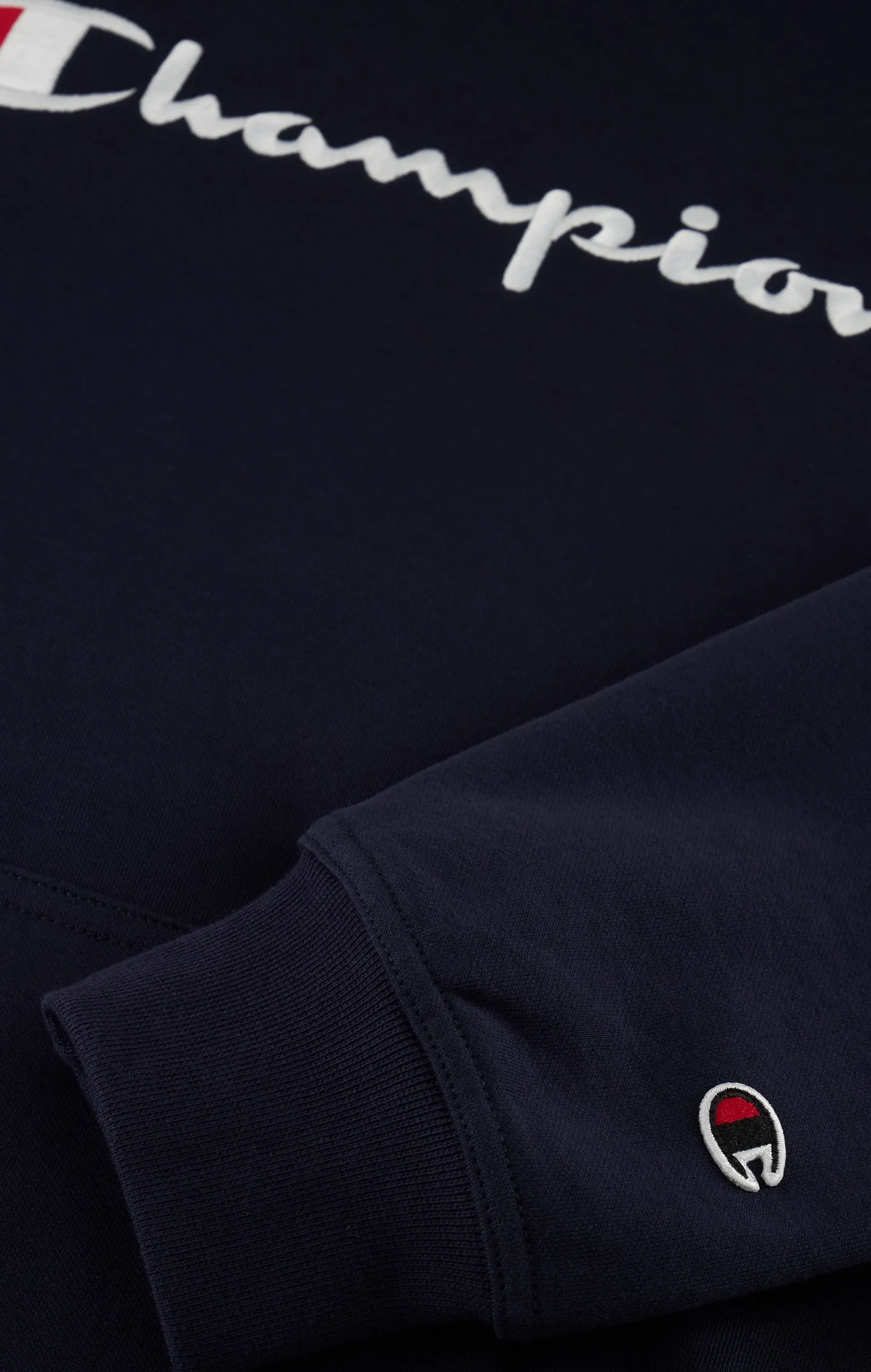 Sweatshirt à capuche en molleton avec grand logo | Champion France