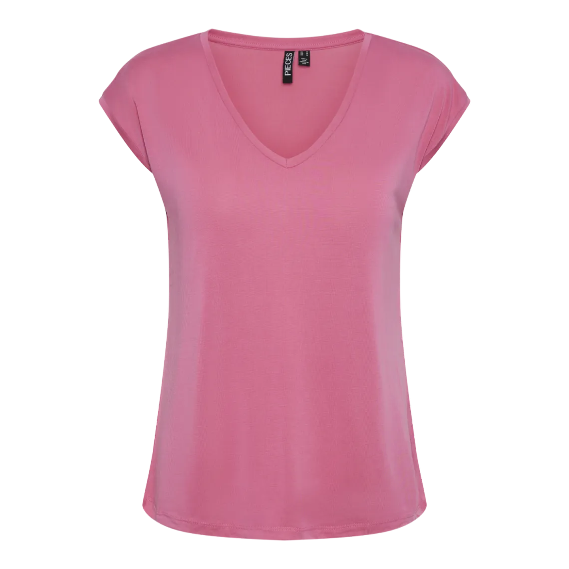 T-shirt comfort fit manches courtes rose en viscose | 3 Suisses