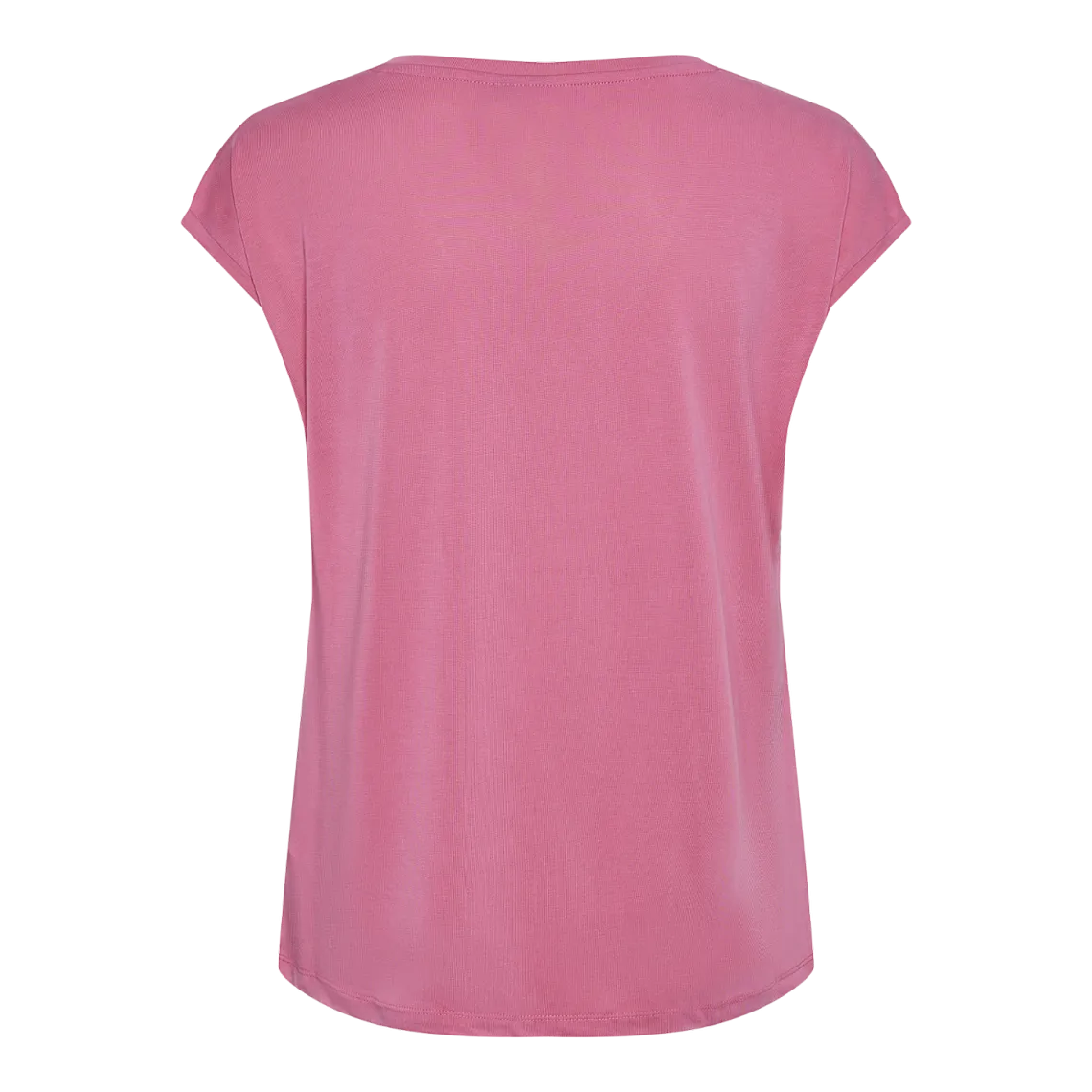 T-shirt comfort fit manches courtes rose en viscose | 3 Suisses