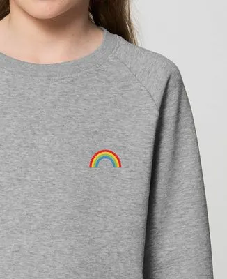 T-Shirt femme Arc en ciel (brodé)