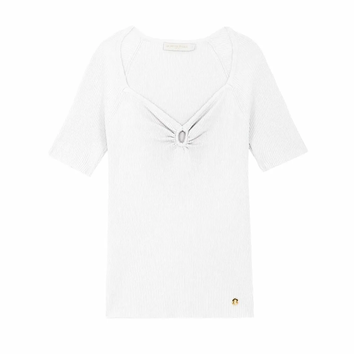 T-Shirt THERESA blanc en viscose | 3 Suisses