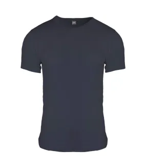 T-shirt thermique à manches courtes en viscose homme charbon Floso