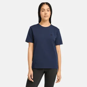 T-shirt à manches courtes Dunstan pour femme en bleu foncé