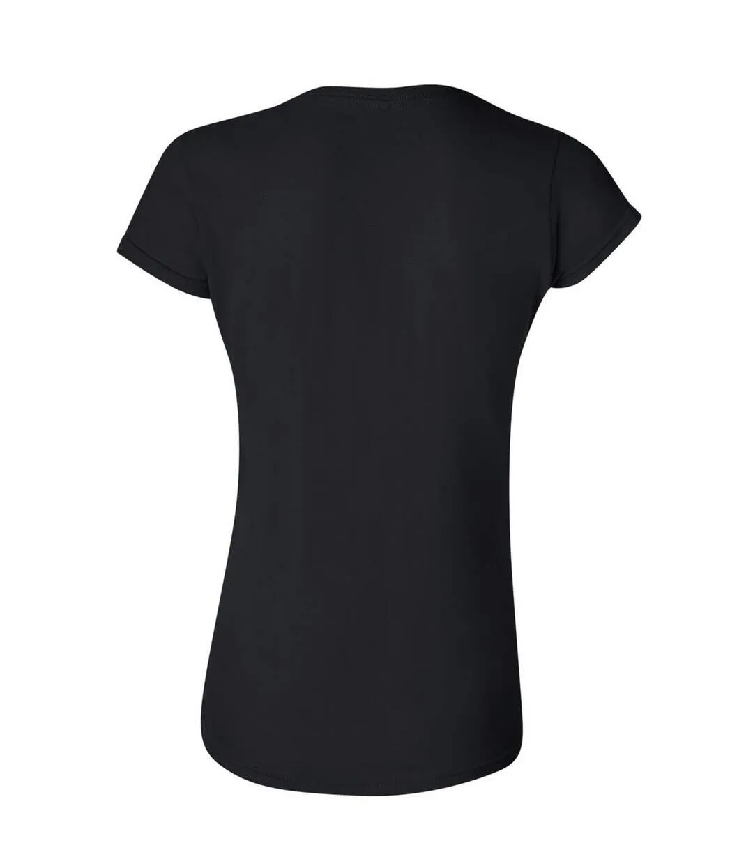 T-shirt à manches courtes femmes noir Gildan