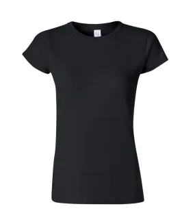 T-shirt à manches courtes femmes noir Gildan