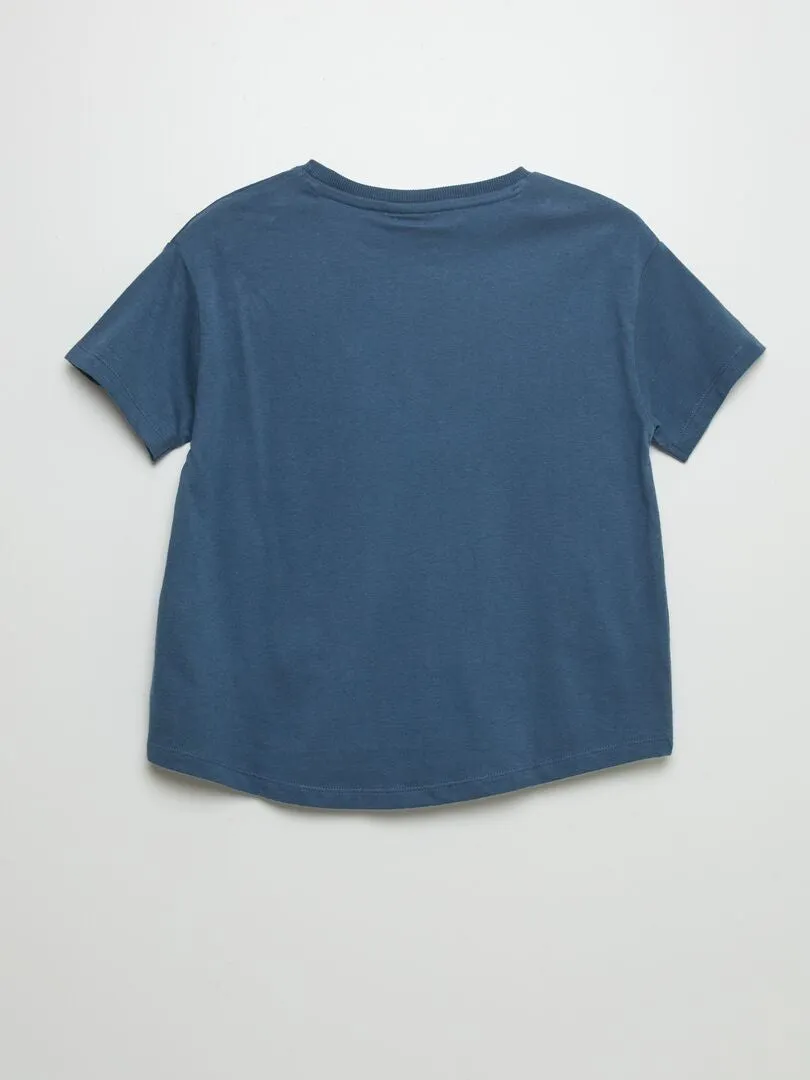 T-shirt à manches courtes 'Minnie' - Bleu