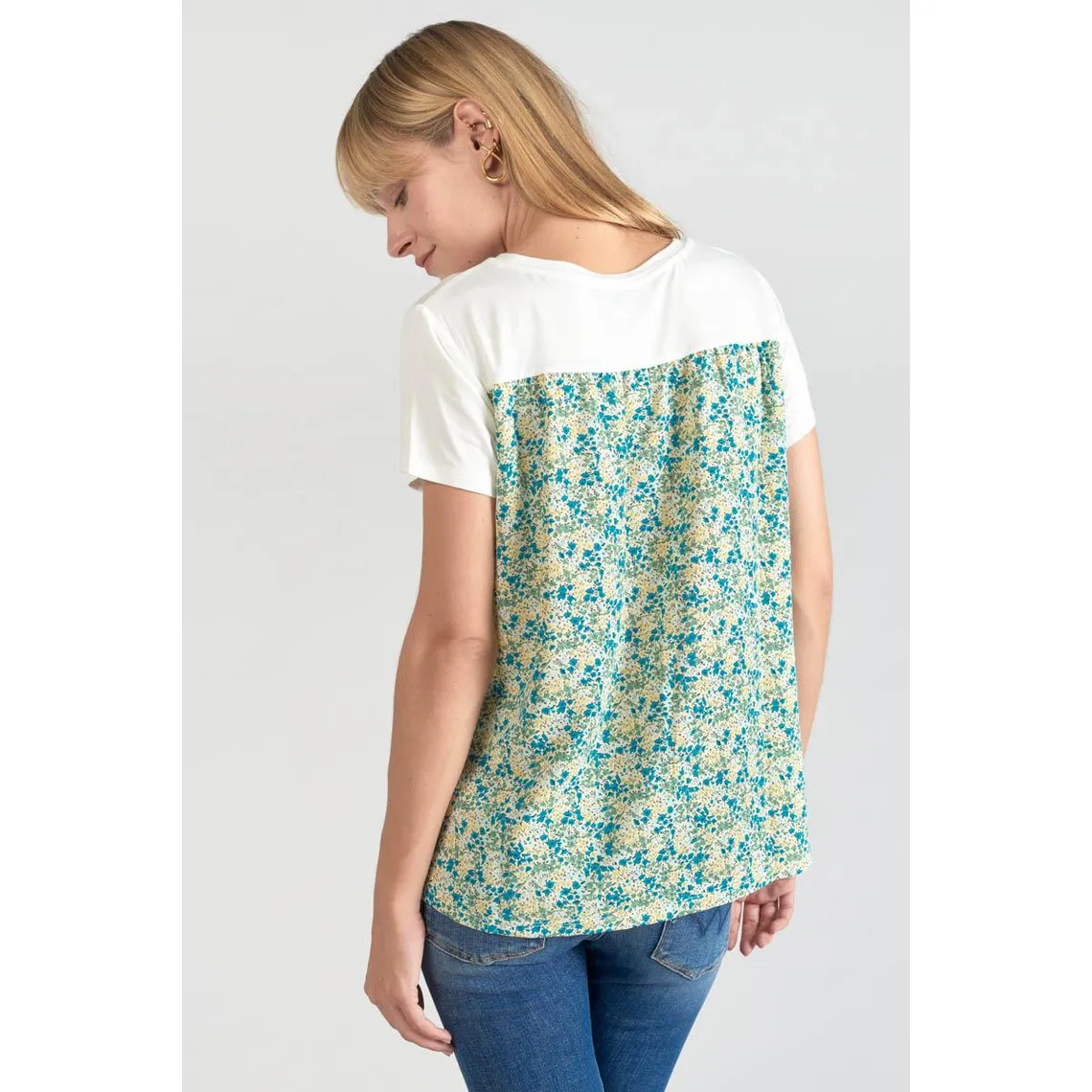 Tee-Shirt ROMI blanc en viscose | 3 Suisses