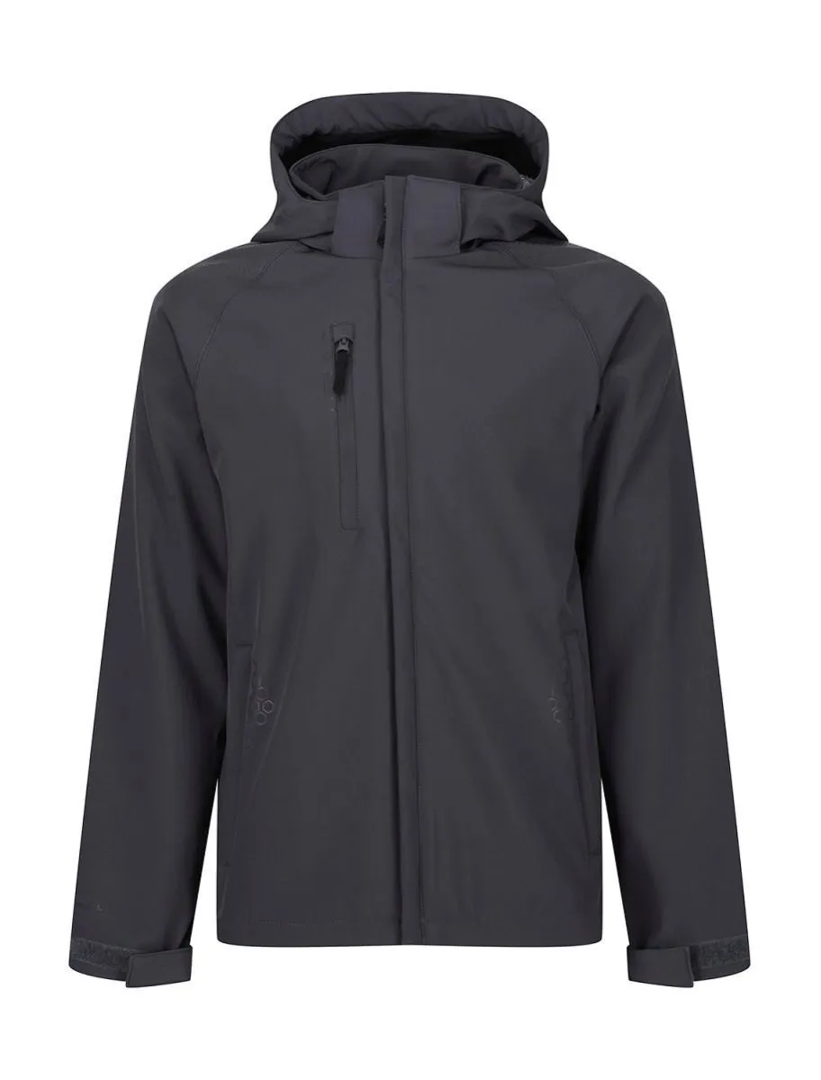 Veste softshell à capuche - Homme - TRA660 - gris seal 