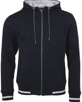 Veste sweat zippée à capuche - Homme - JN776 - bleu marine 