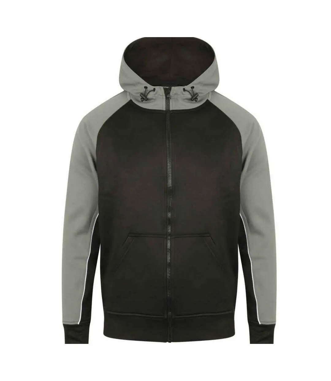 Veste à capuche homme noir / gris foncé Finden & Hales