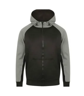 Veste à capuche homme noir / gris foncé Finden & Hales