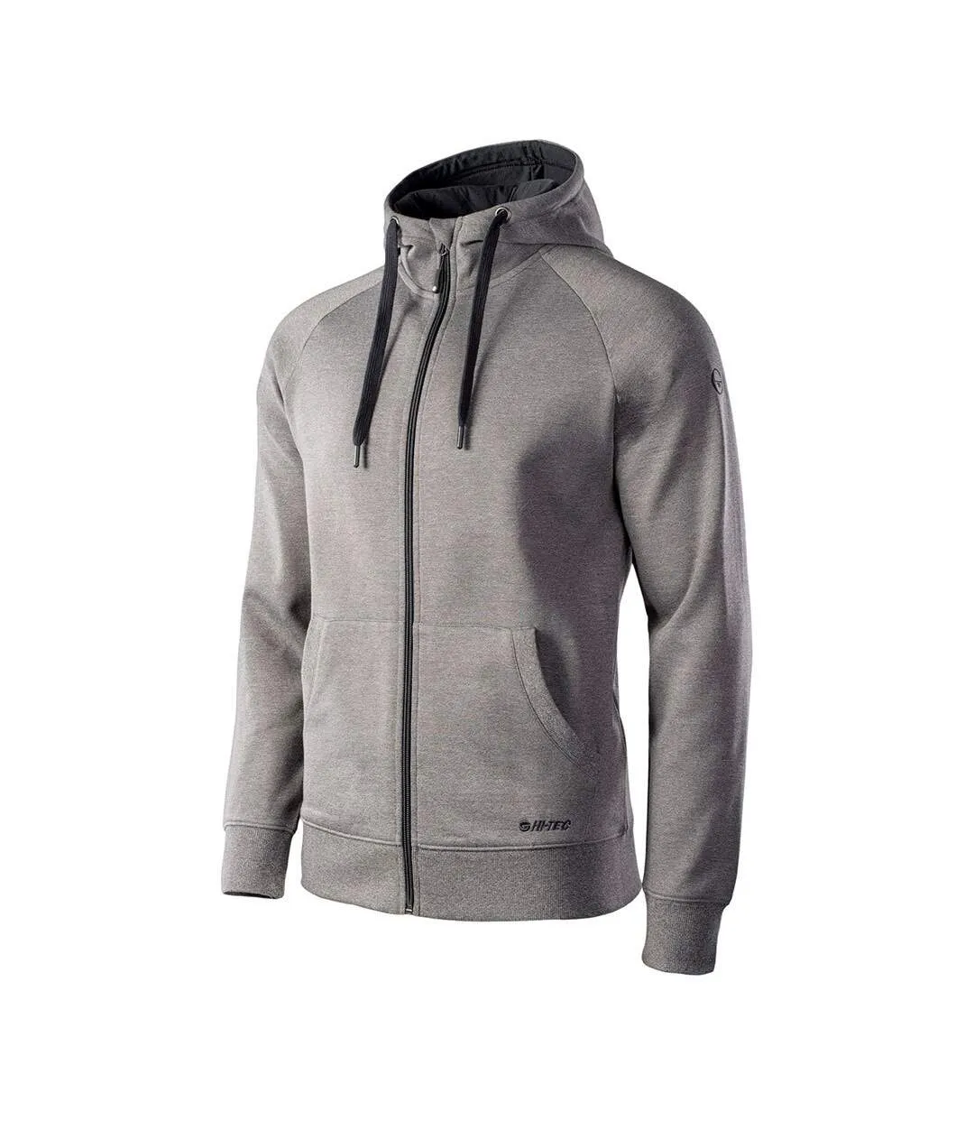 Veste à capuche selan homme gris chiné Hi-Tec