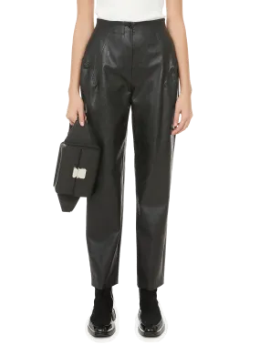 YCH  Pantalon en cuir vegan - Noir